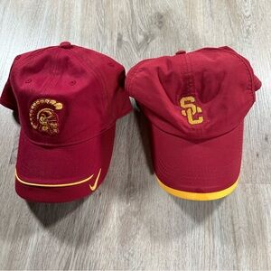 USC Trojans Baseball/Golf Cap Hat Bundle, Like New!
